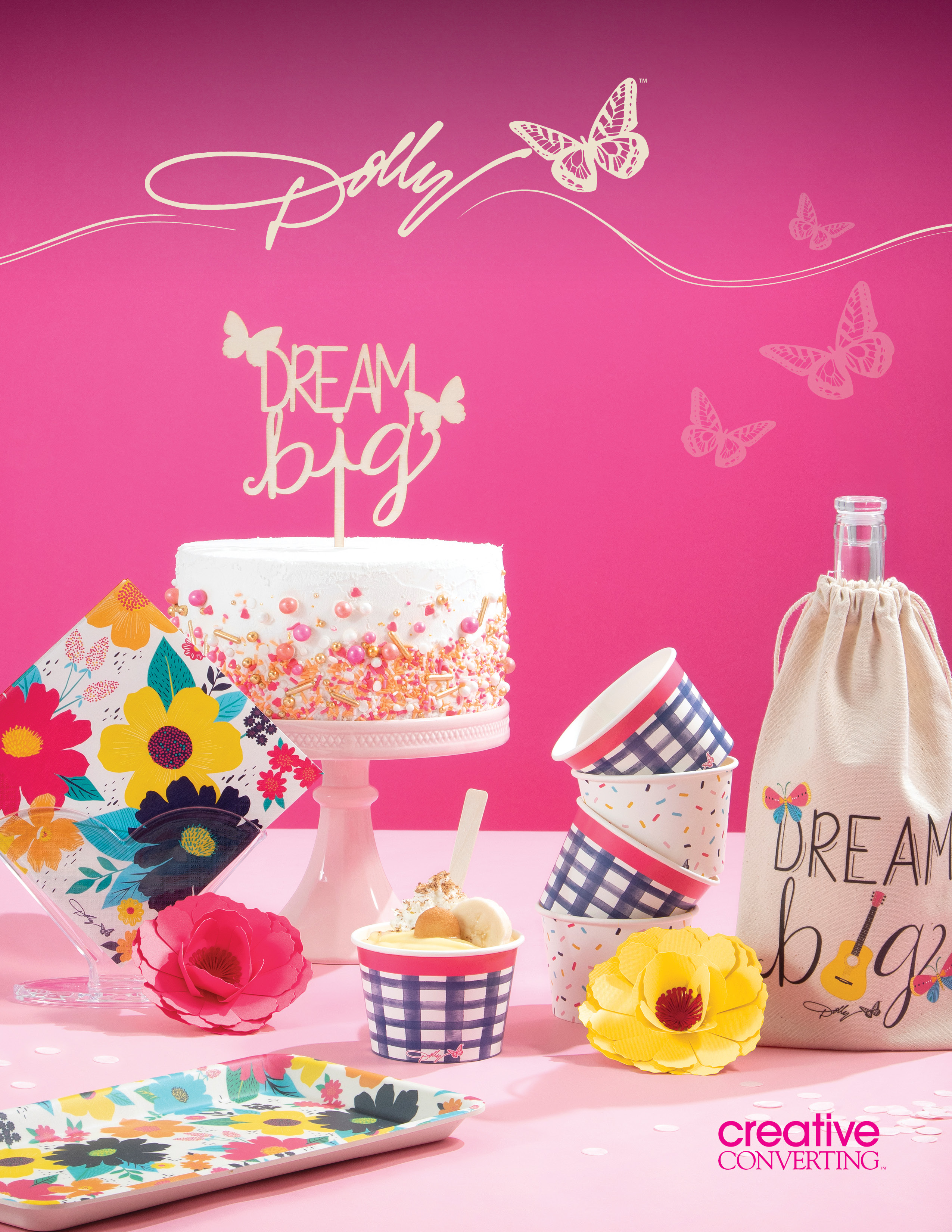 Creative Converting Disposable Birthday Party Supplies Kit for 8 Guests